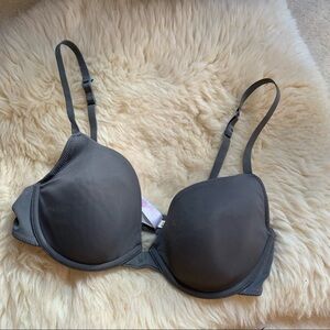 Gray Pink Comfort T-Shirt Bra 36C